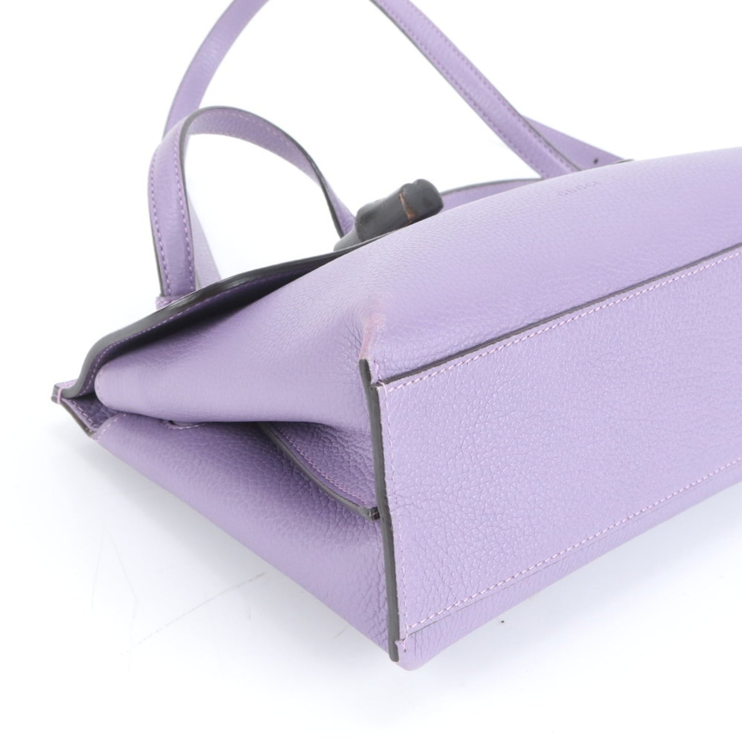 Gucci Purple Leather Handbag