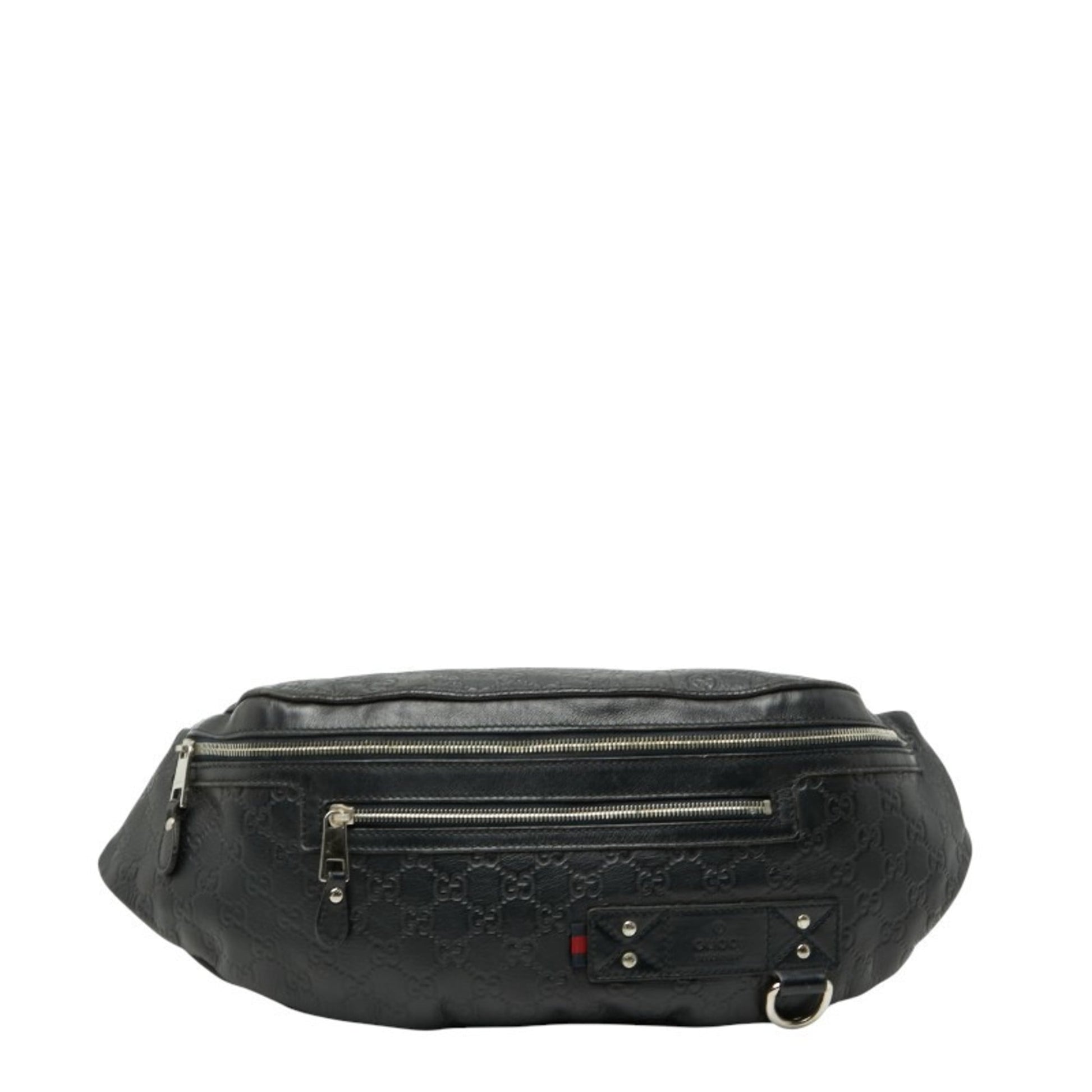 Gucci Black Leather Sling Bag