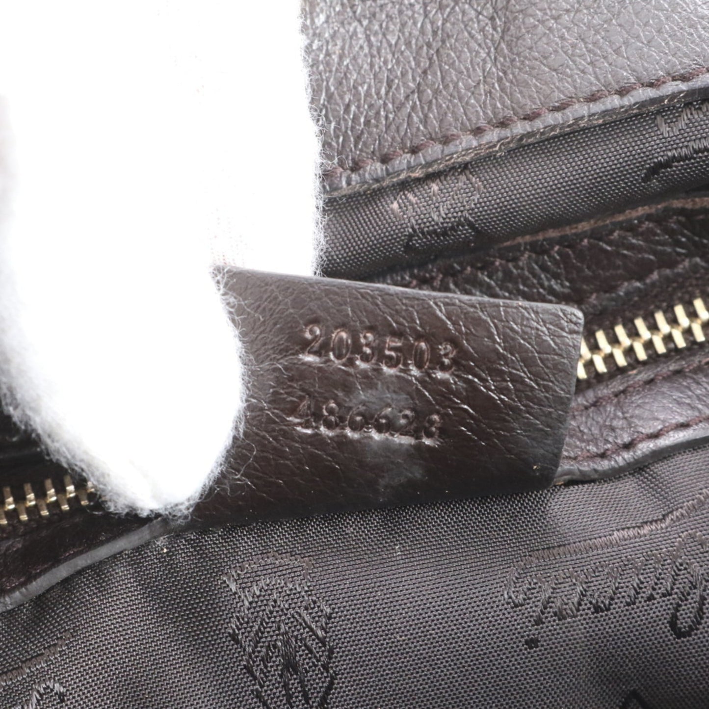 Gucci Brown Leather Shoulder Bag
