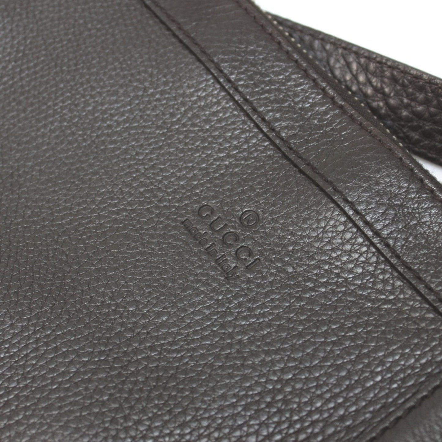 Gucci Brown Leather Shoulder Bag