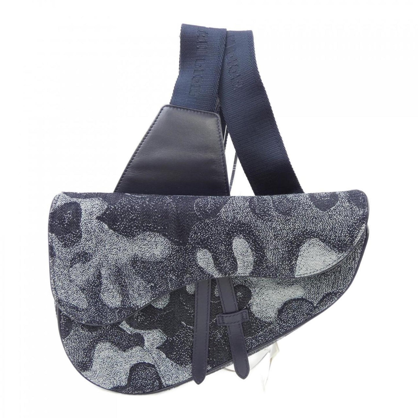 Dior Handbag Christian Black Gray Multicolor