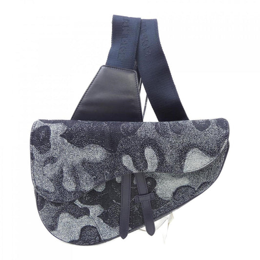 Dior Handbag Christian Black Gray Multicolor
