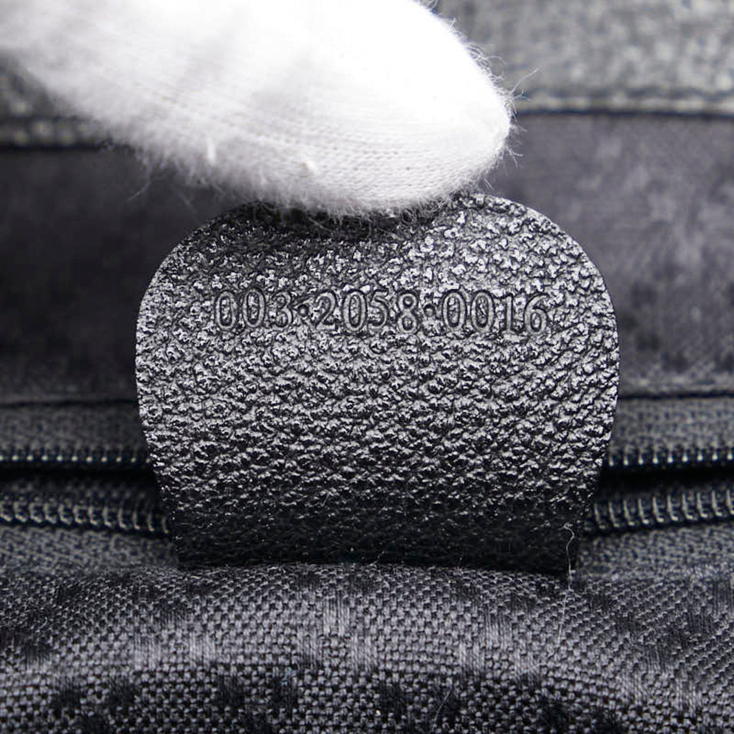 Gucci Bamboo Black Suede Leather Backpack
