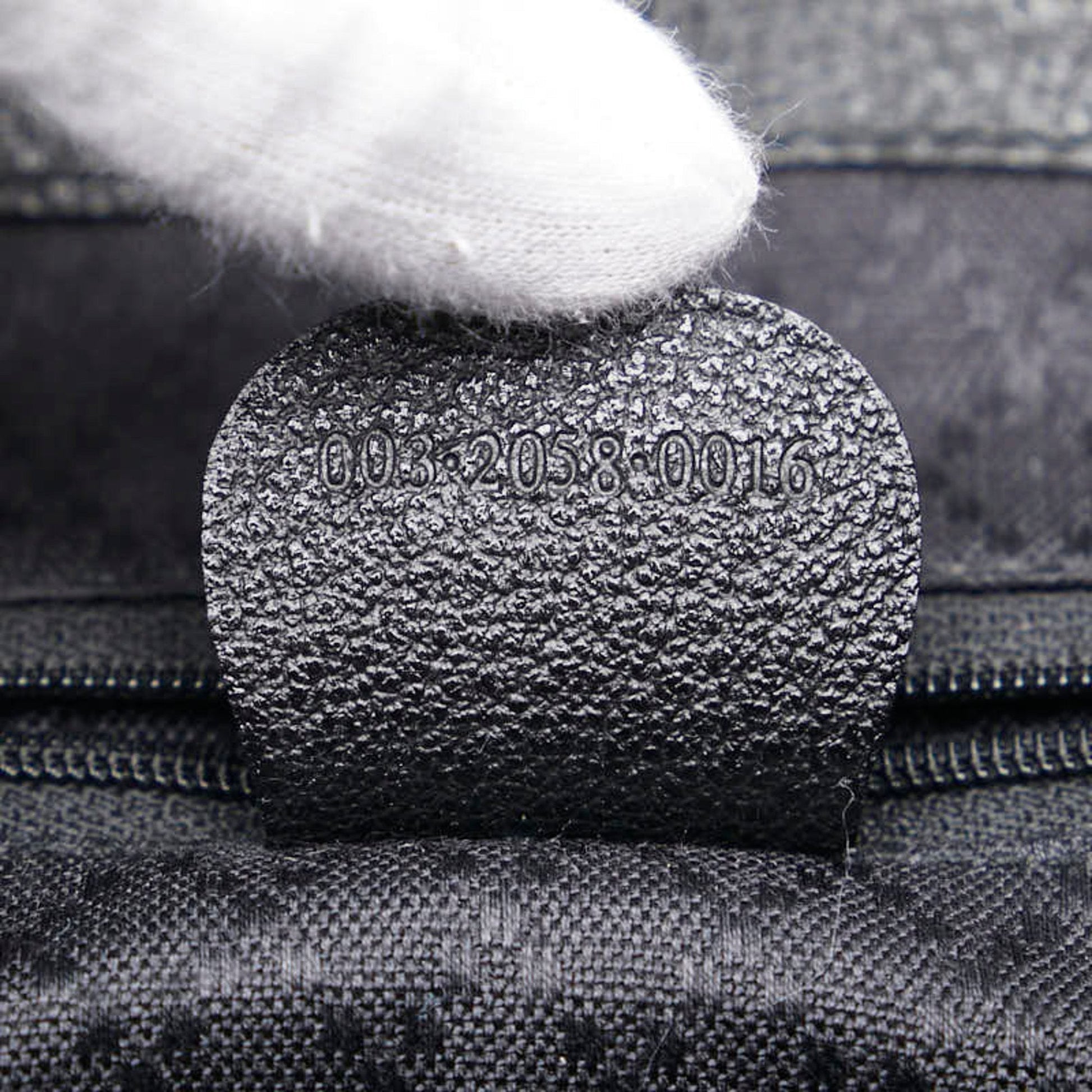 Gucci Bamboo Black Suede Leather Backpack