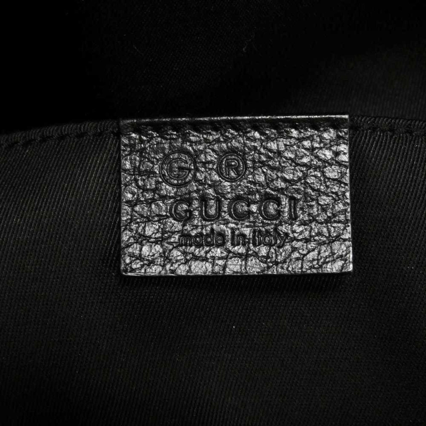 Gucci Black Nylon Canvas Leather Shoulder Bag Sling Bag