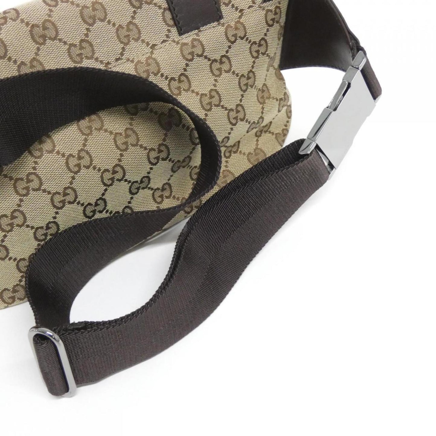 Gucci Beige Brown Gg Canvas Fanny Pack