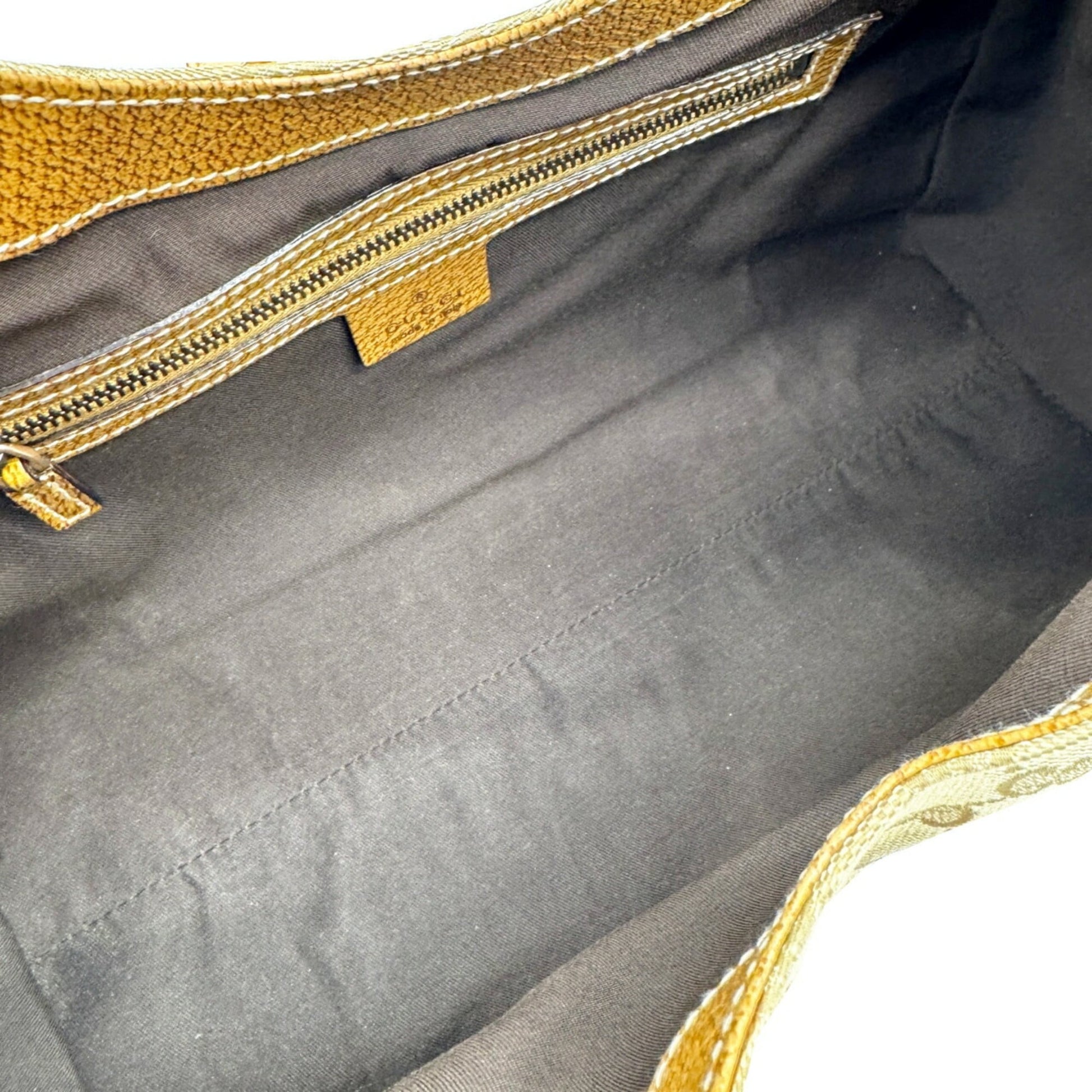 Gucci New Jackie Beige Gg Canvas Handbag