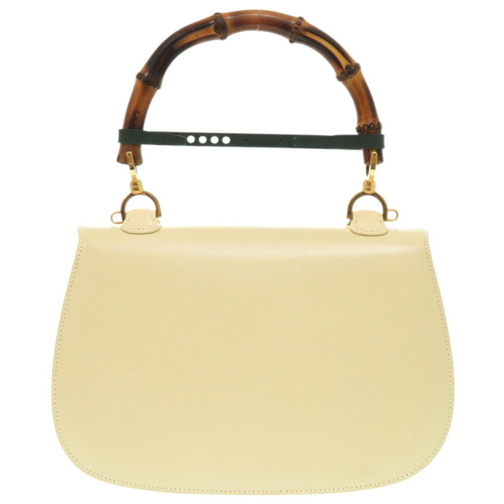 Gucci White Leather Handbag