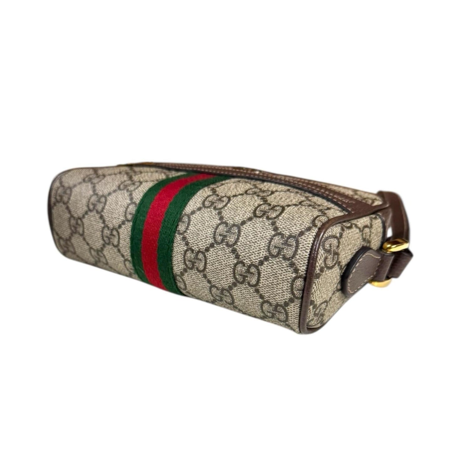 Gucci Brown Gg Supreme Canvas Shoulder Bag
