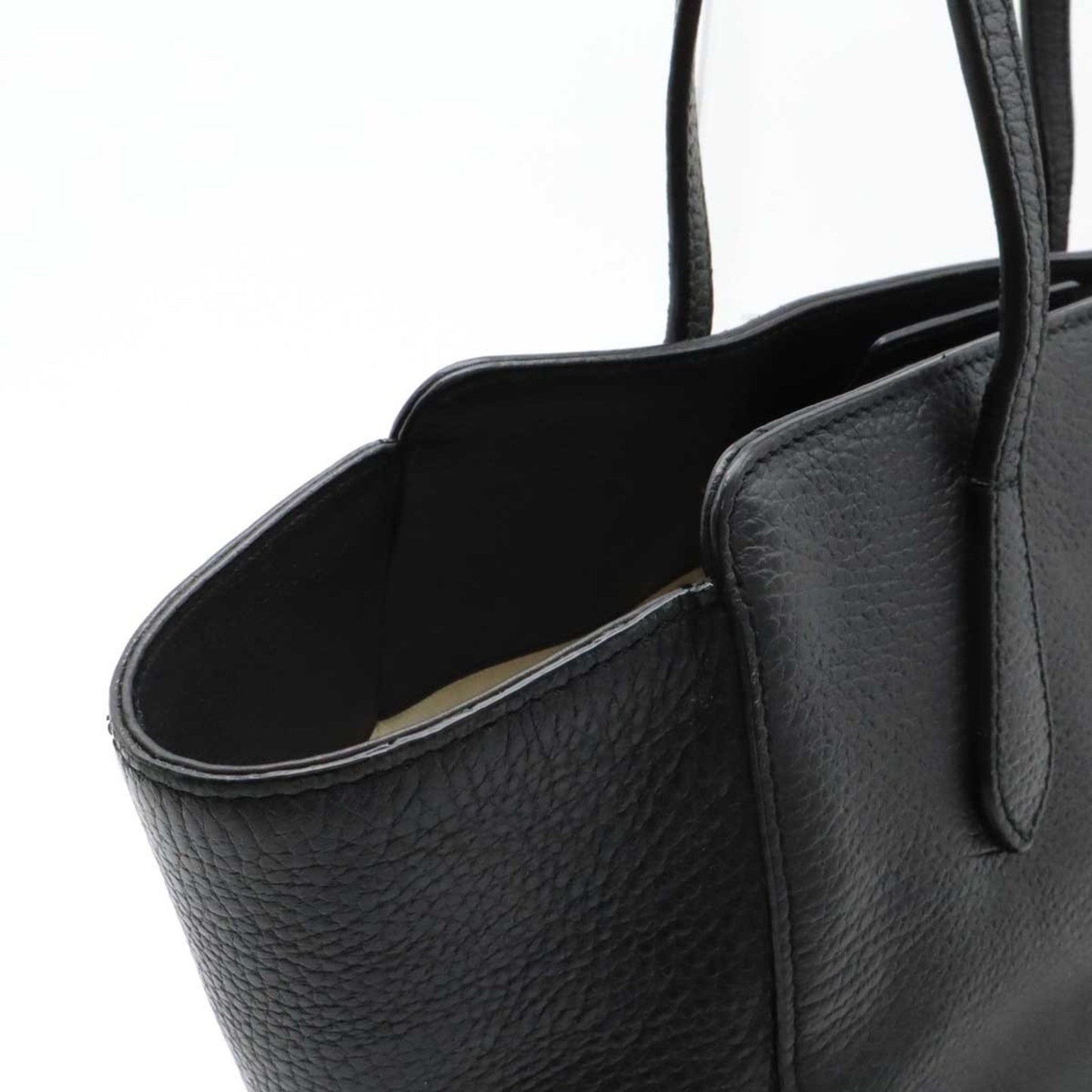 Gucci Gucci Swing Black Leather Shoulder Bag Tote Bag