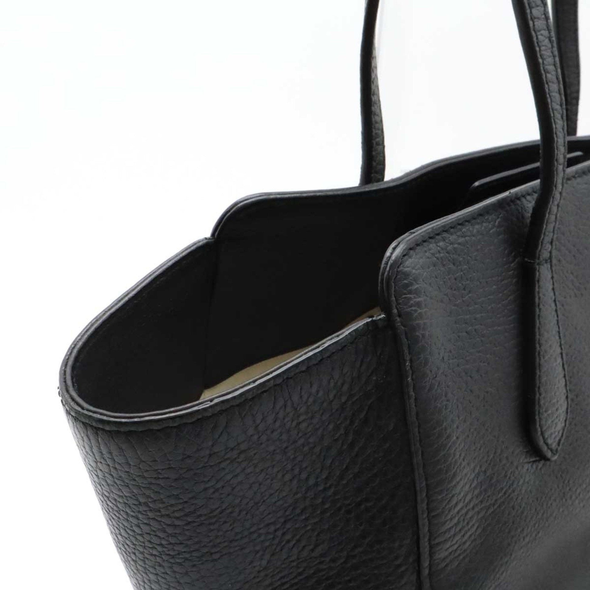 Gucci Gucci Swing Black Leather Shoulder Bag Tote Bag