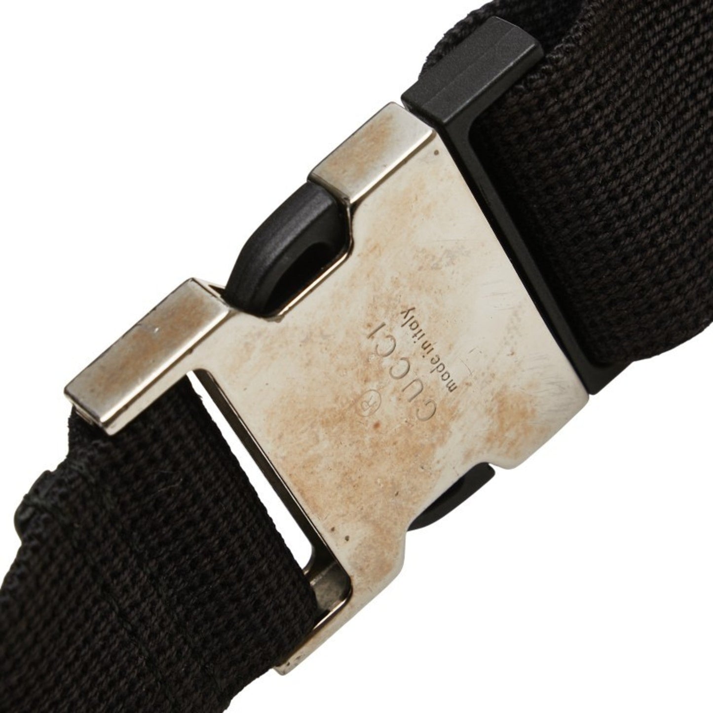 Gucci Abbey Black Multi-Color Canvas Sling Bag