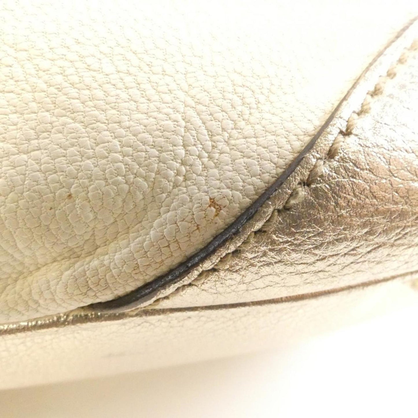 Gucci Ivory Leather Shoulder Bag