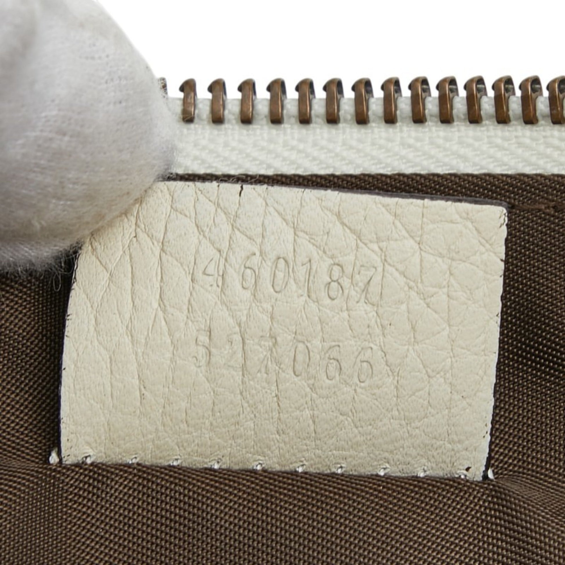 Gucci Ivory White Leather Clutch Bag