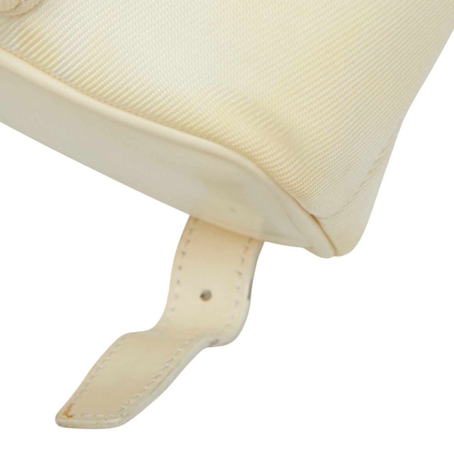 Gucci White Nylon Leather Backpack