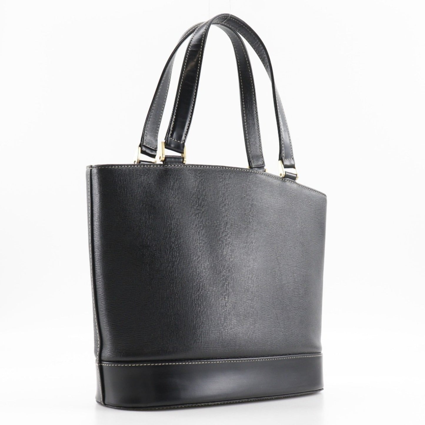Burberry Handbag Tote Bag Leather Black Tote Bag 4