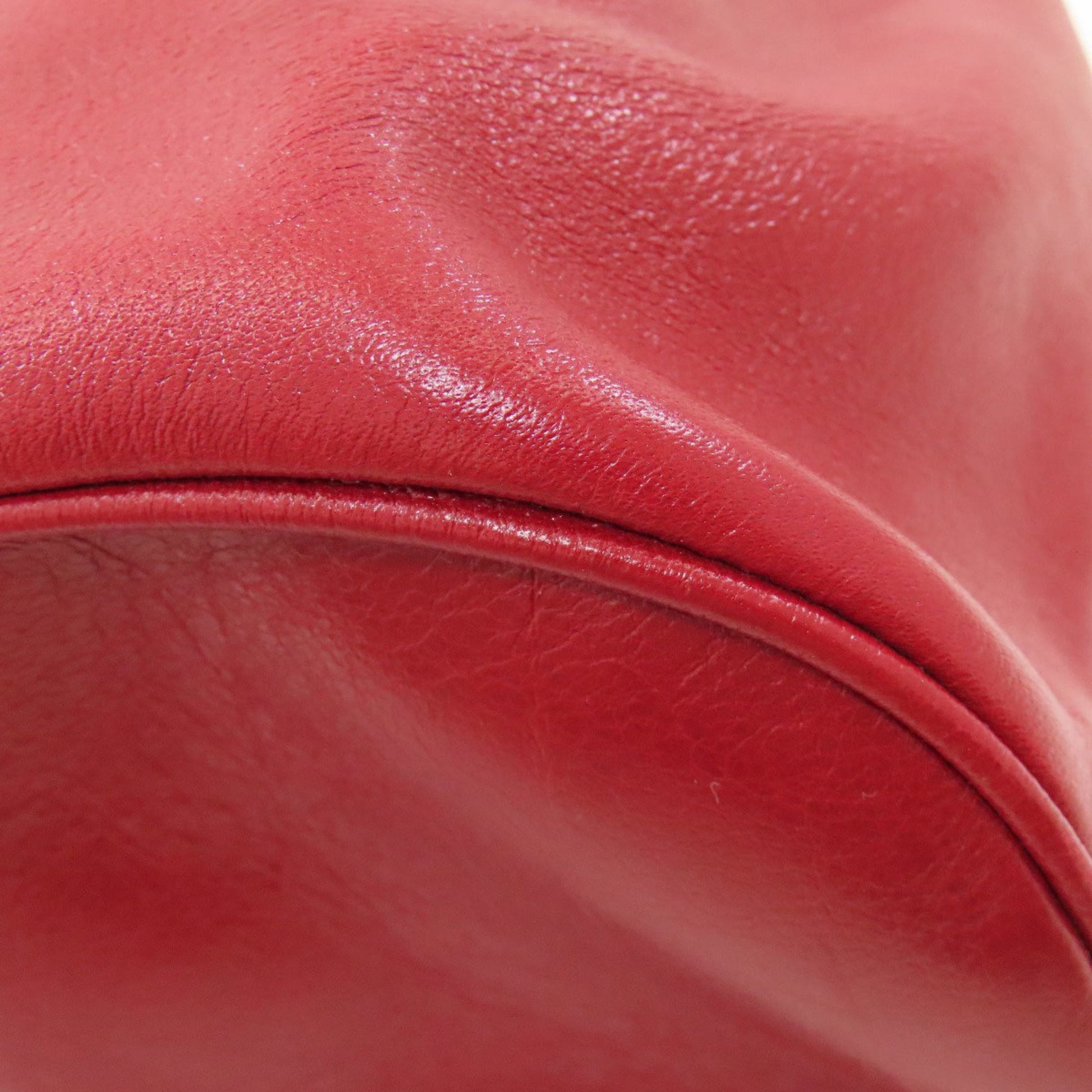 Gucci Red Color Leather Shoulder Bag