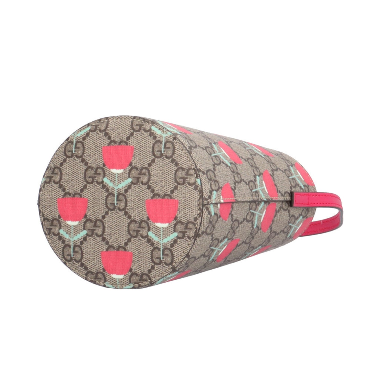 Gucci Beige Pink Gg Supreme Canvas Handbag