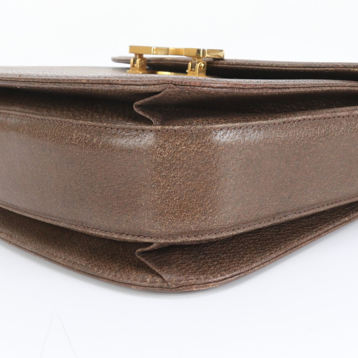 Gucci Brown Leather Shoulder Bag
