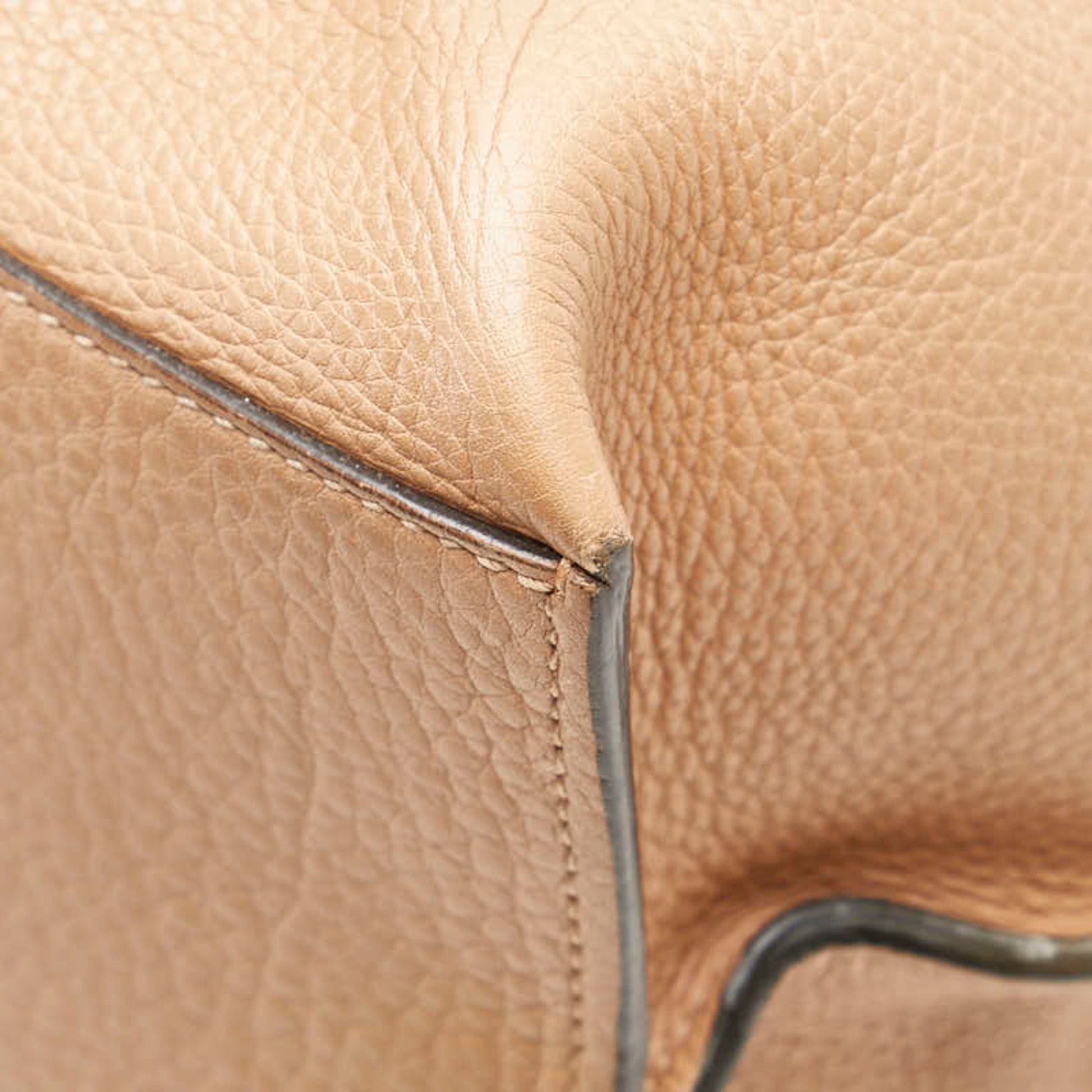 Gucci Brown Leather Shoulder Bag Tote Bag