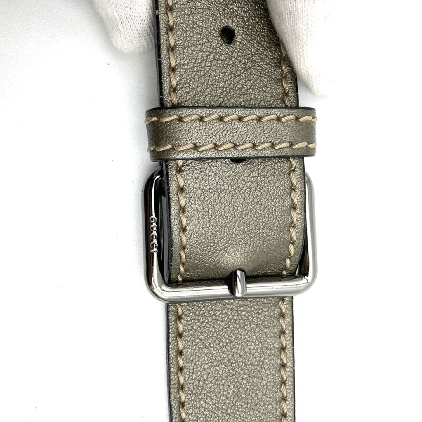 Gucci Gg Imprimé Brown Metallic Gg Imprimé Shoulder Bag