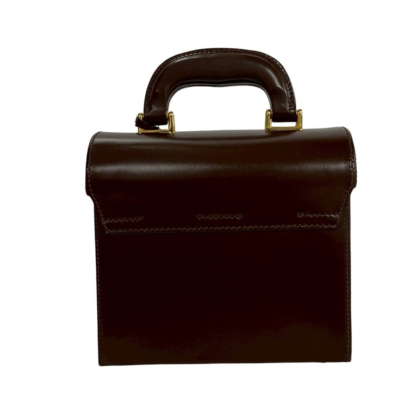 Gucci Brown Leather Handbag Tote Bag