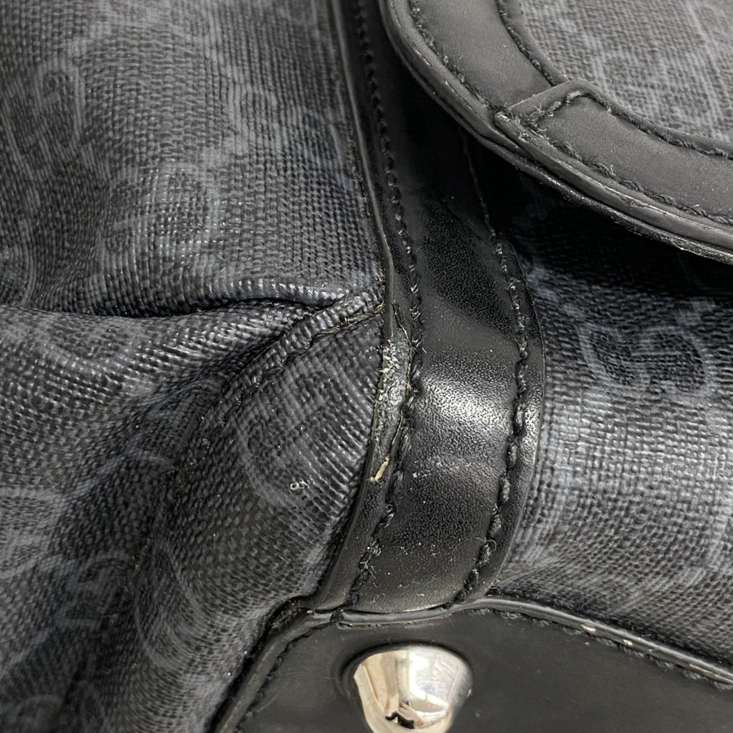 Gucci Black Pvc Shoulder Bag