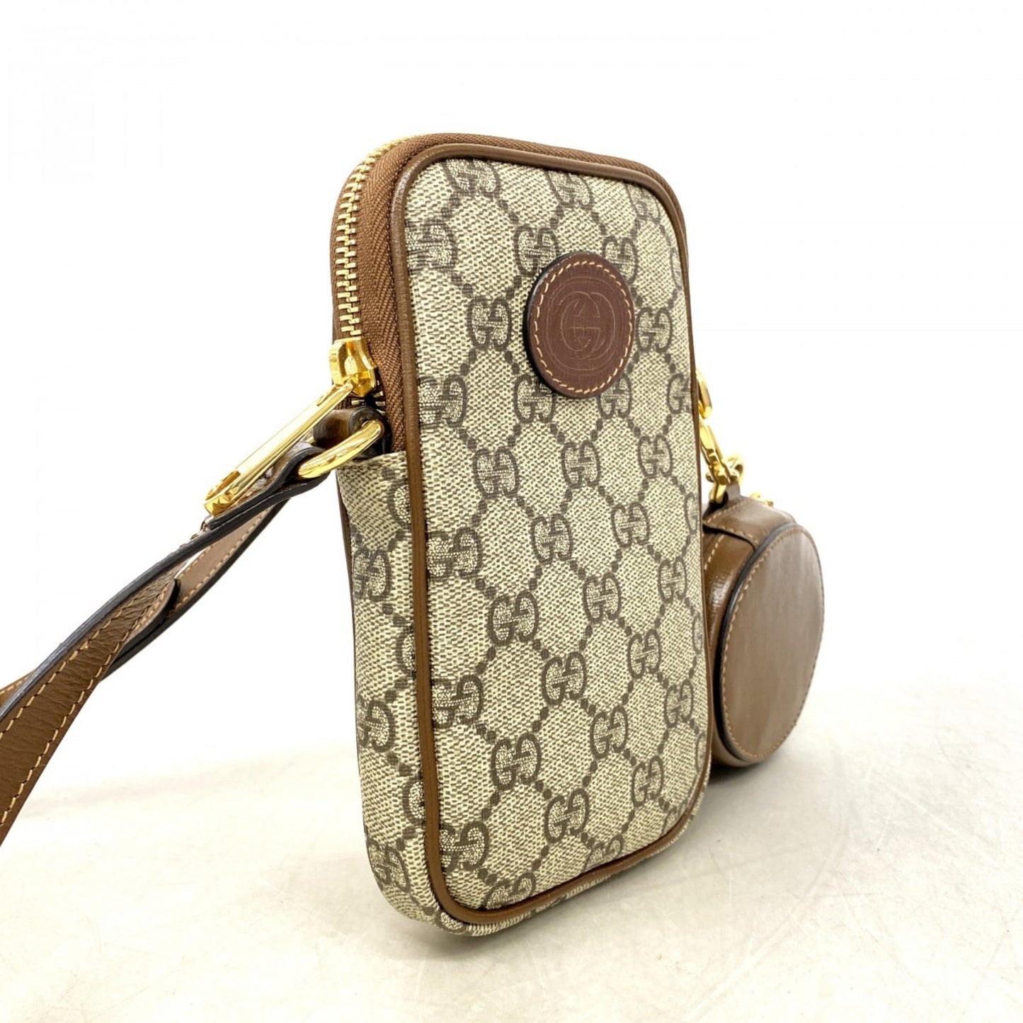 Gucci Brown Pvc Shoulder Bag