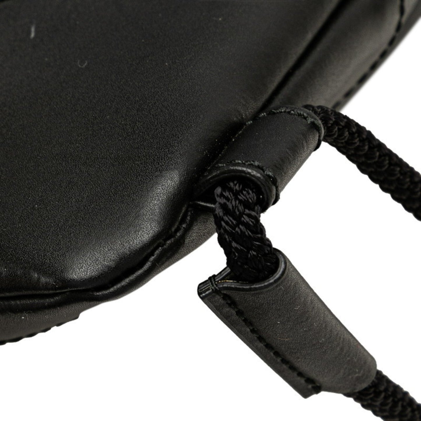 Gucci Black Gray Pvc Leather Backpack