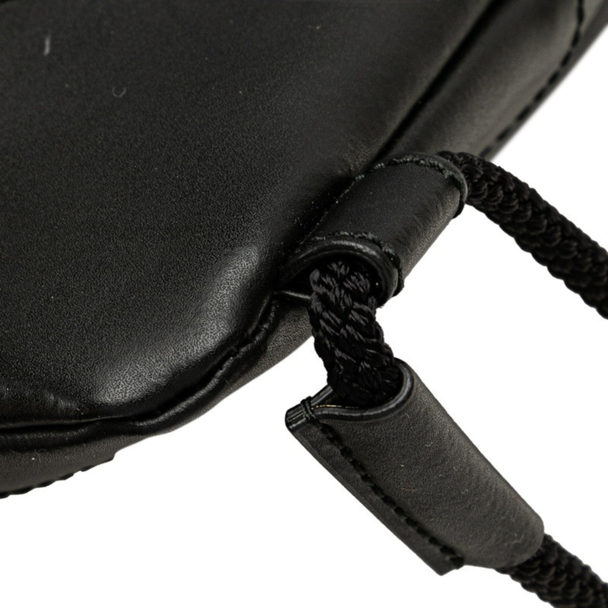 Gucci Black Gray Pvc Leather Backpack