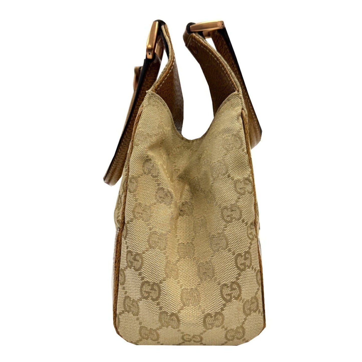 Gucci New Jackie Beige Gg Canvas Handbag