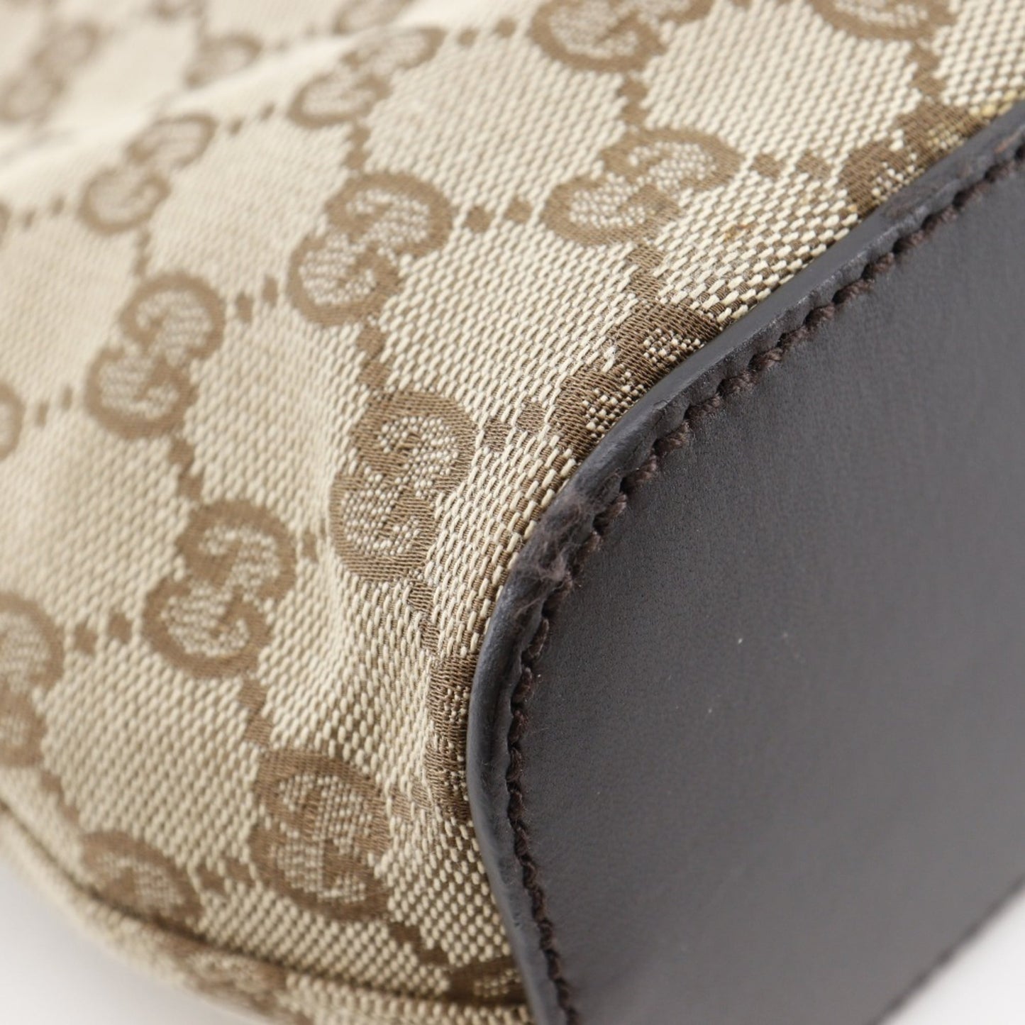 Gucci Brown Gg Canvas Shoulder Bag