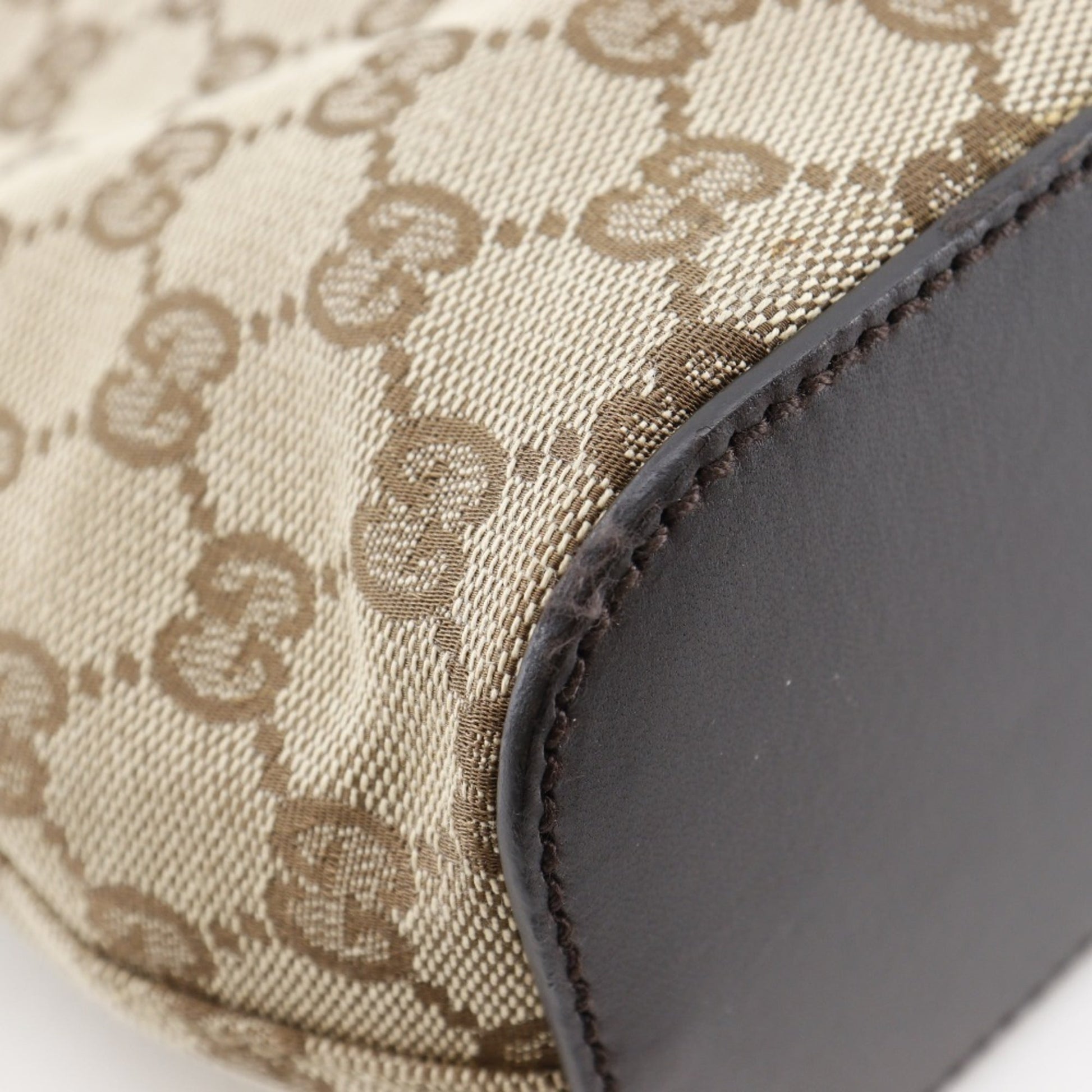 Gucci Brown Gg Canvas Shoulder Bag
