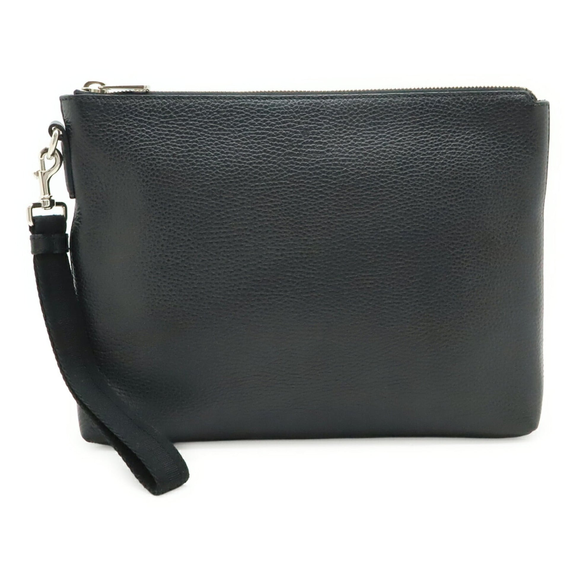 Gucci Black Leather Clutch Bag