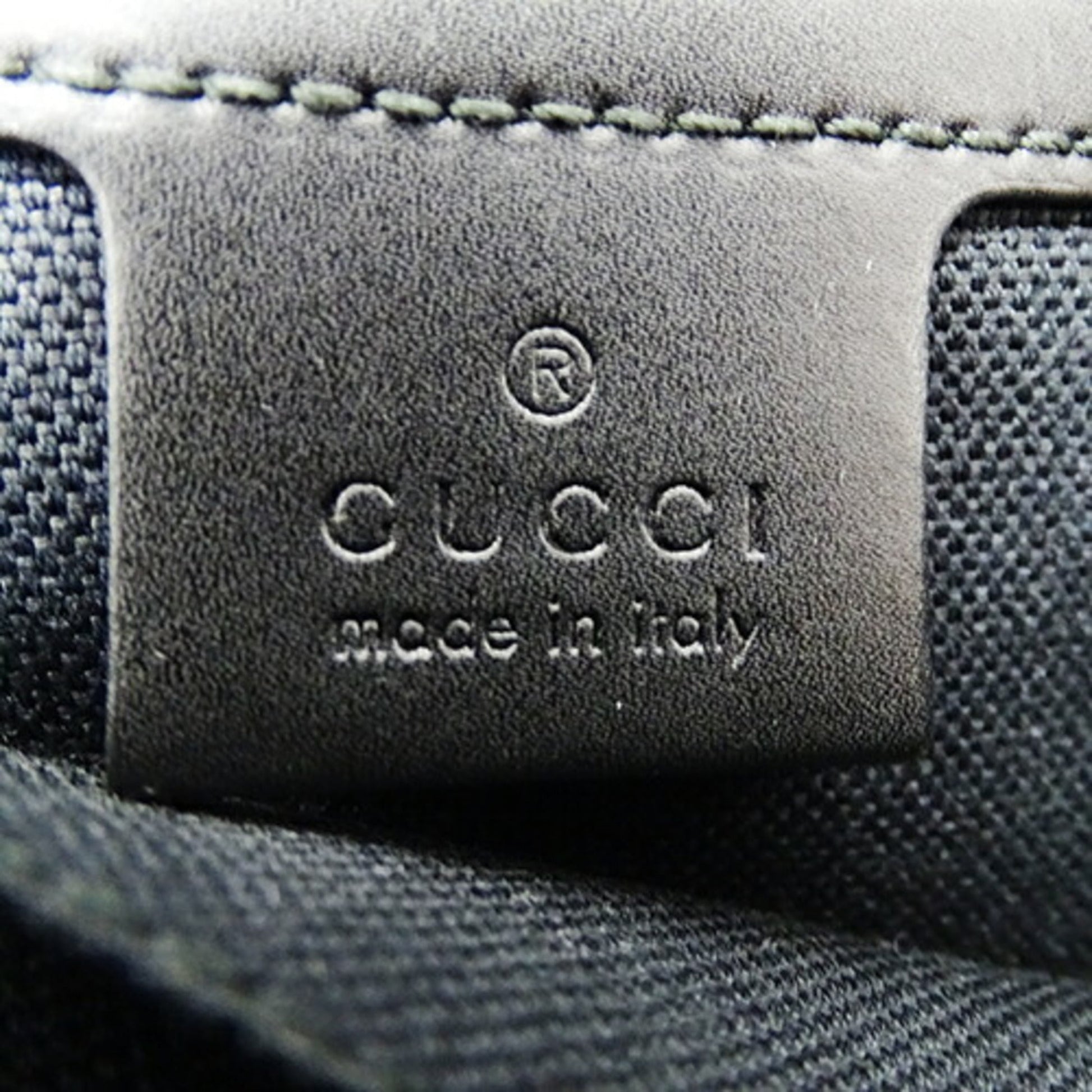 Gucci Black Gg Supreme Sling Bag
