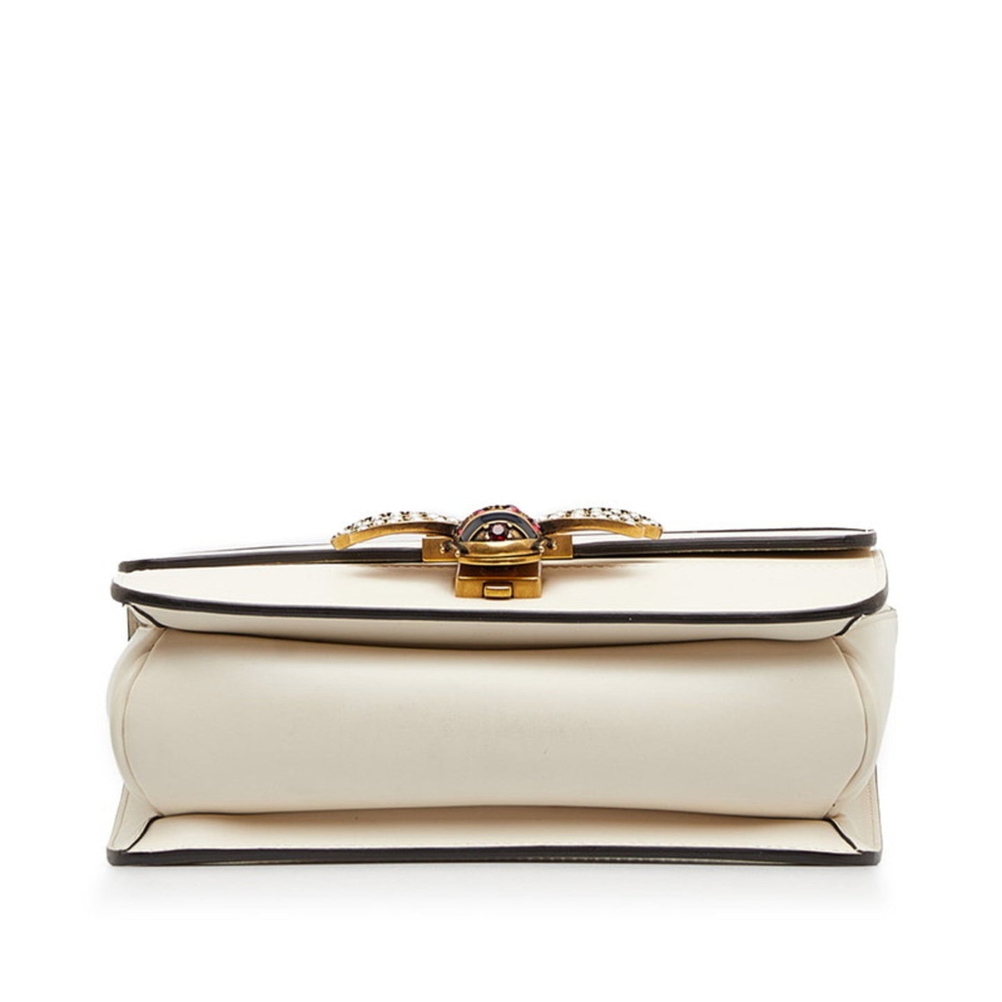 Gucci White Leather Shoulder Bag