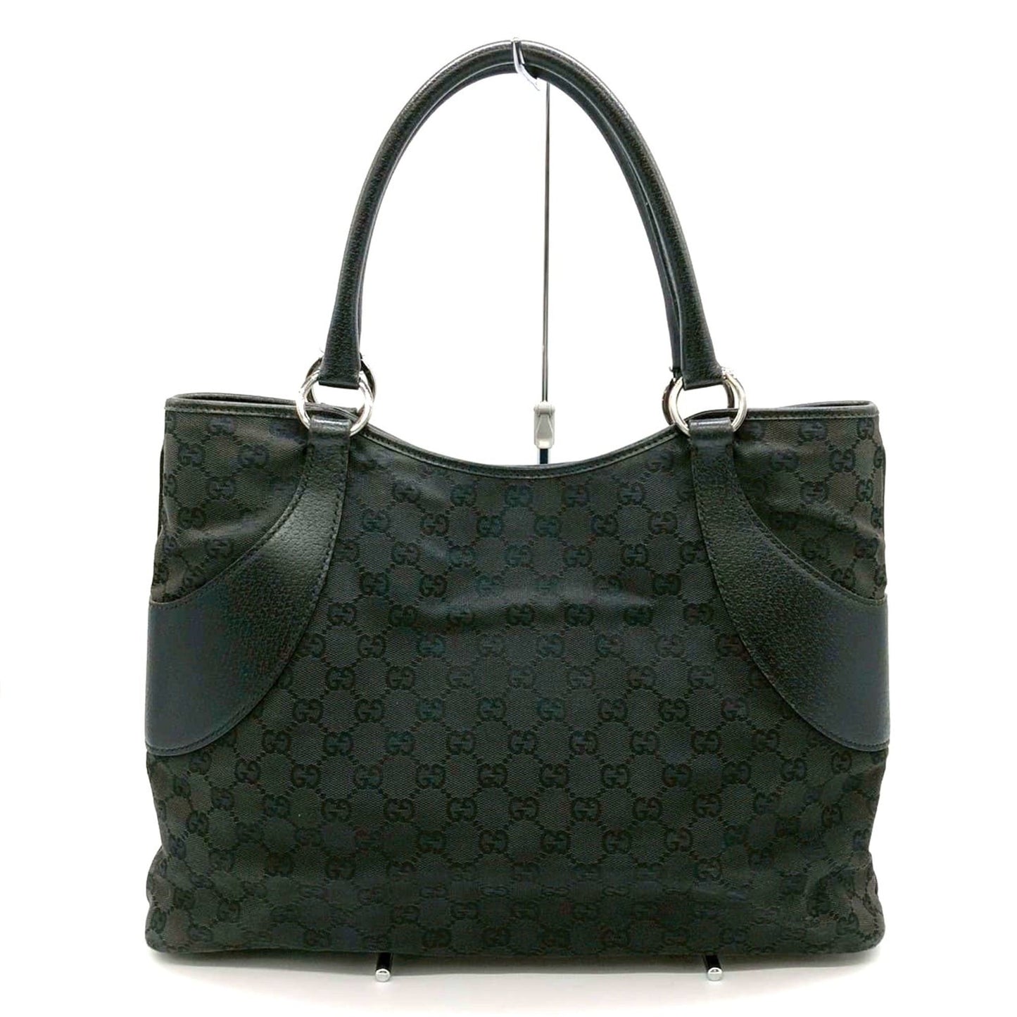 Gucci Gg Canvas Black Gg Canvas Handbag Tote Bag