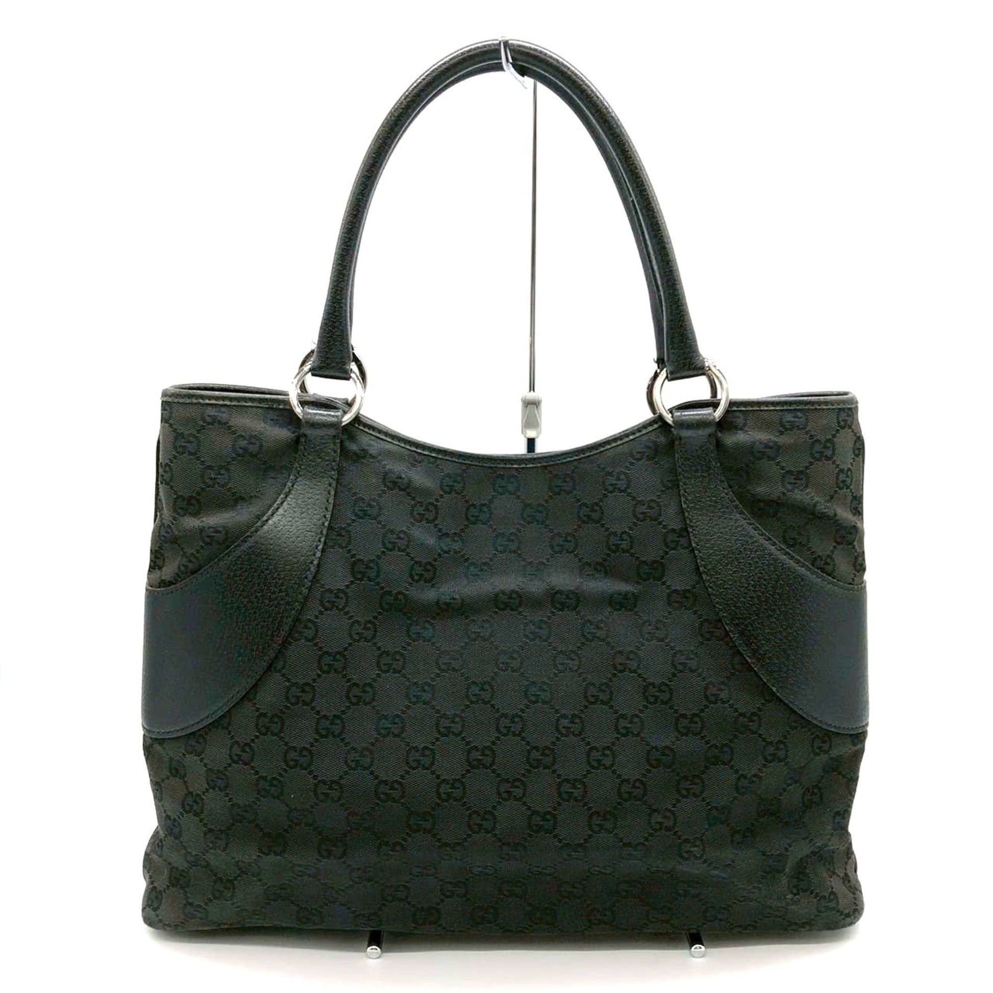 Gucci Gg Canvas Black Gg Canvas Handbag Tote Bag