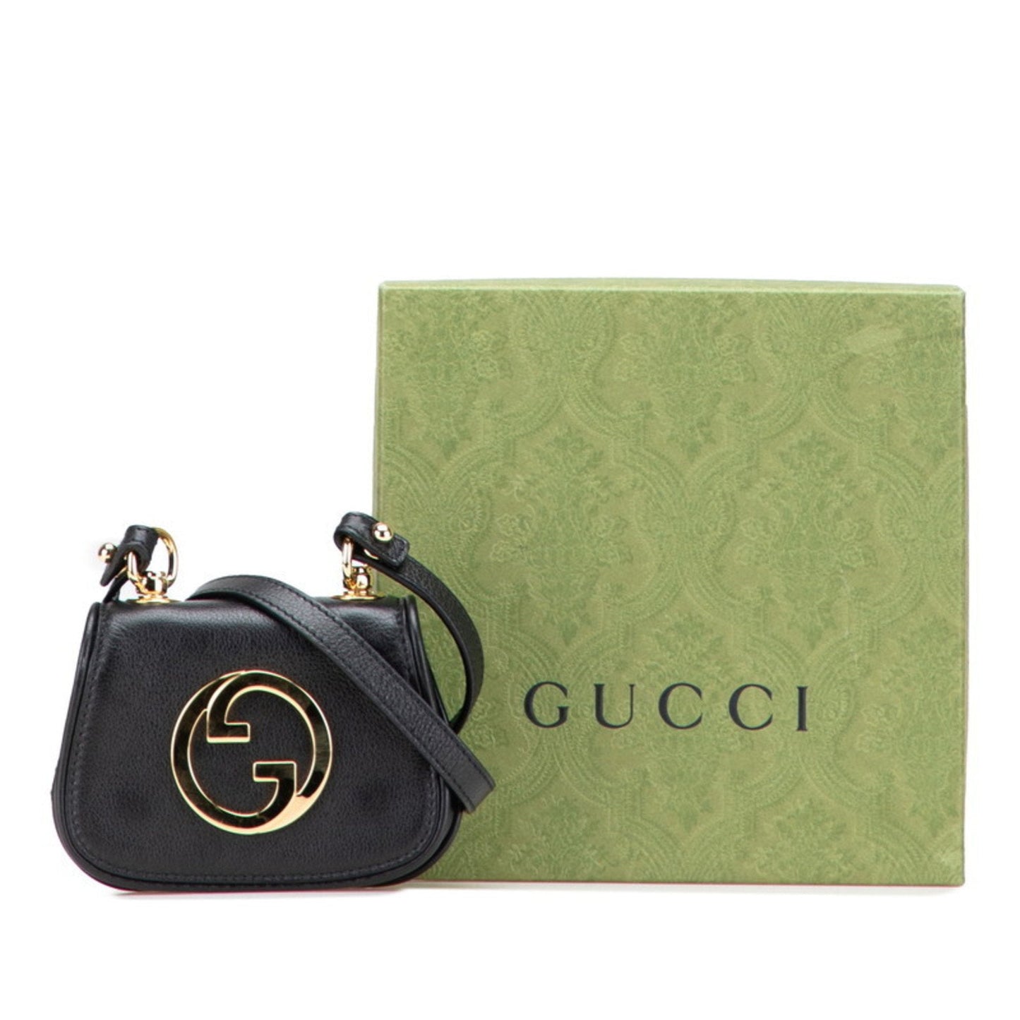 Gucci Black Leather Shoulder Bag