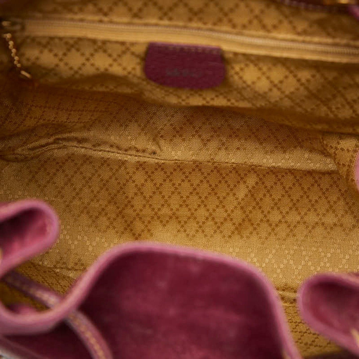 Gucci Purple Suede Backpack