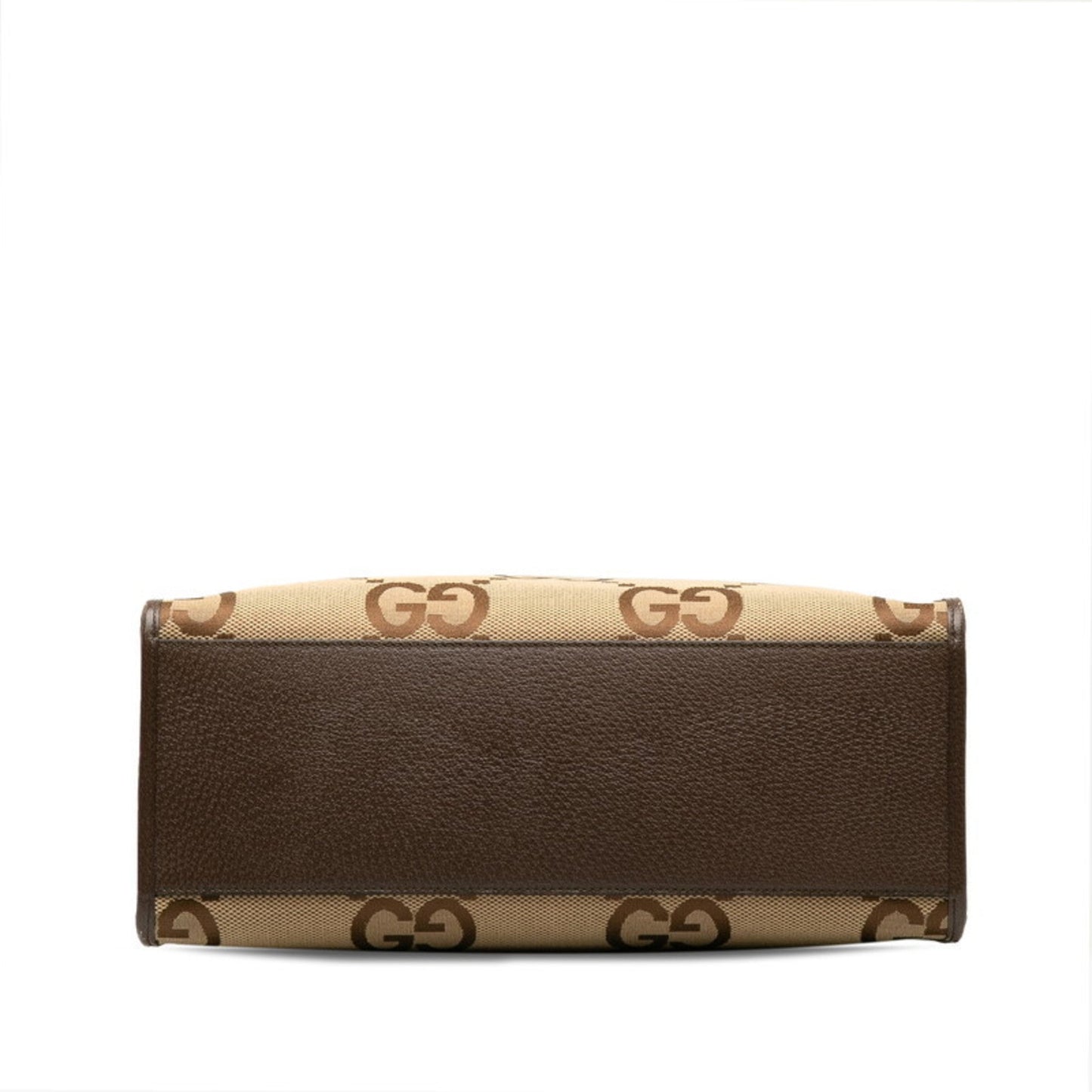 Gucci Beige Multi-Color Canvas Leather Shoulder Bag Tote Bag