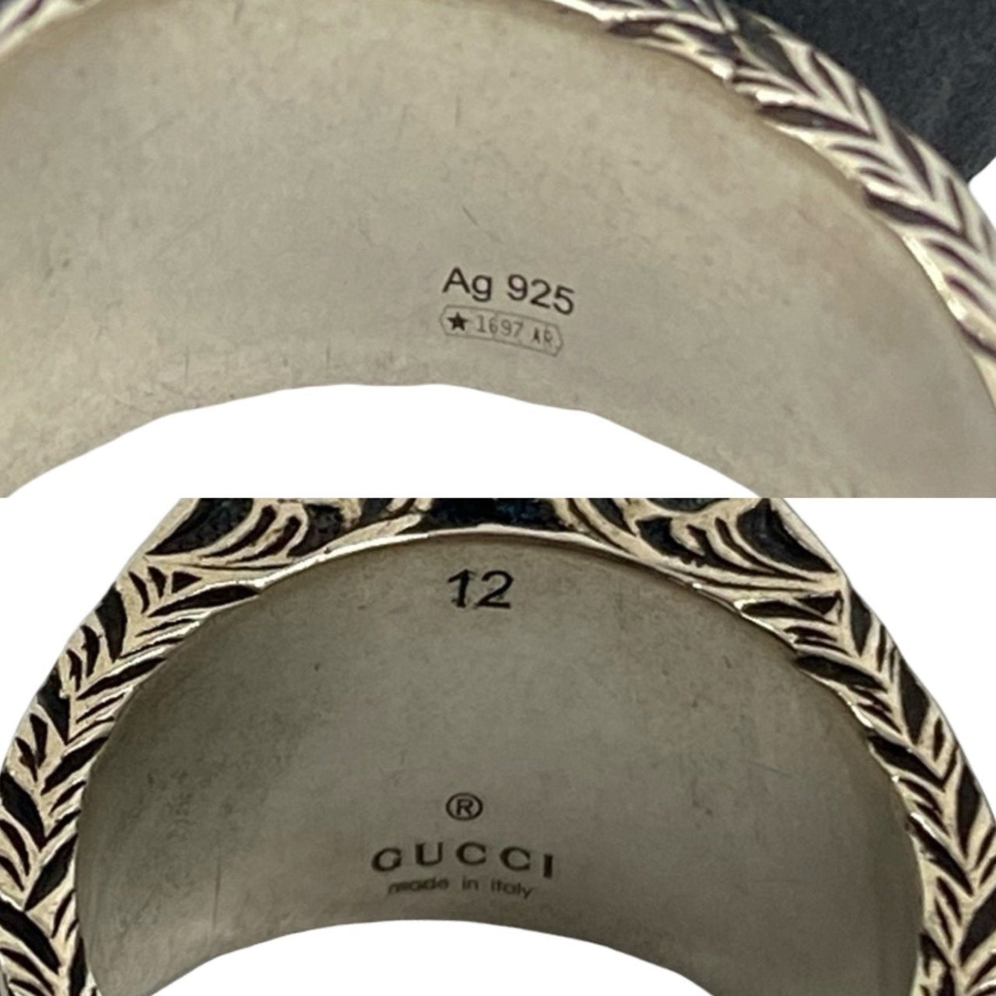 Gucci Silver Silver 925 Band Ring