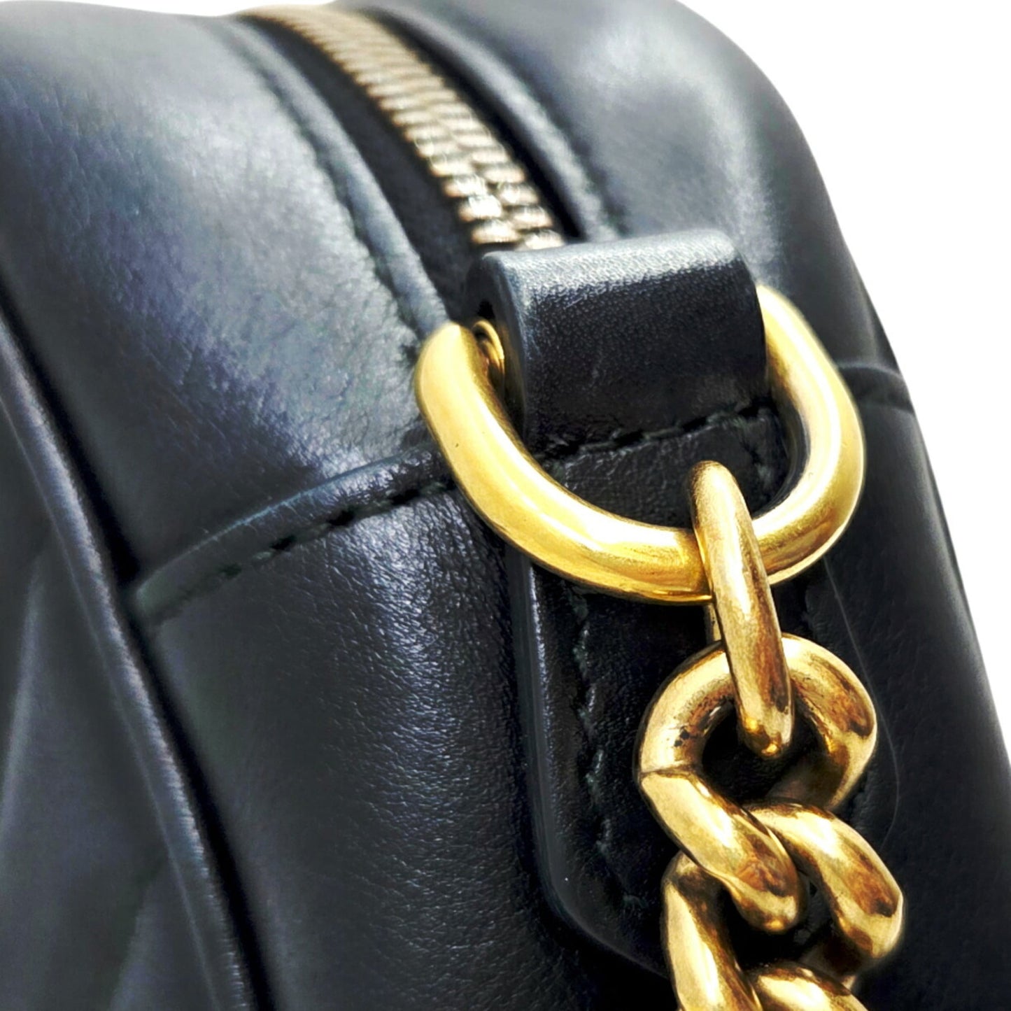 Gucci Black Leather Shoulder Bag