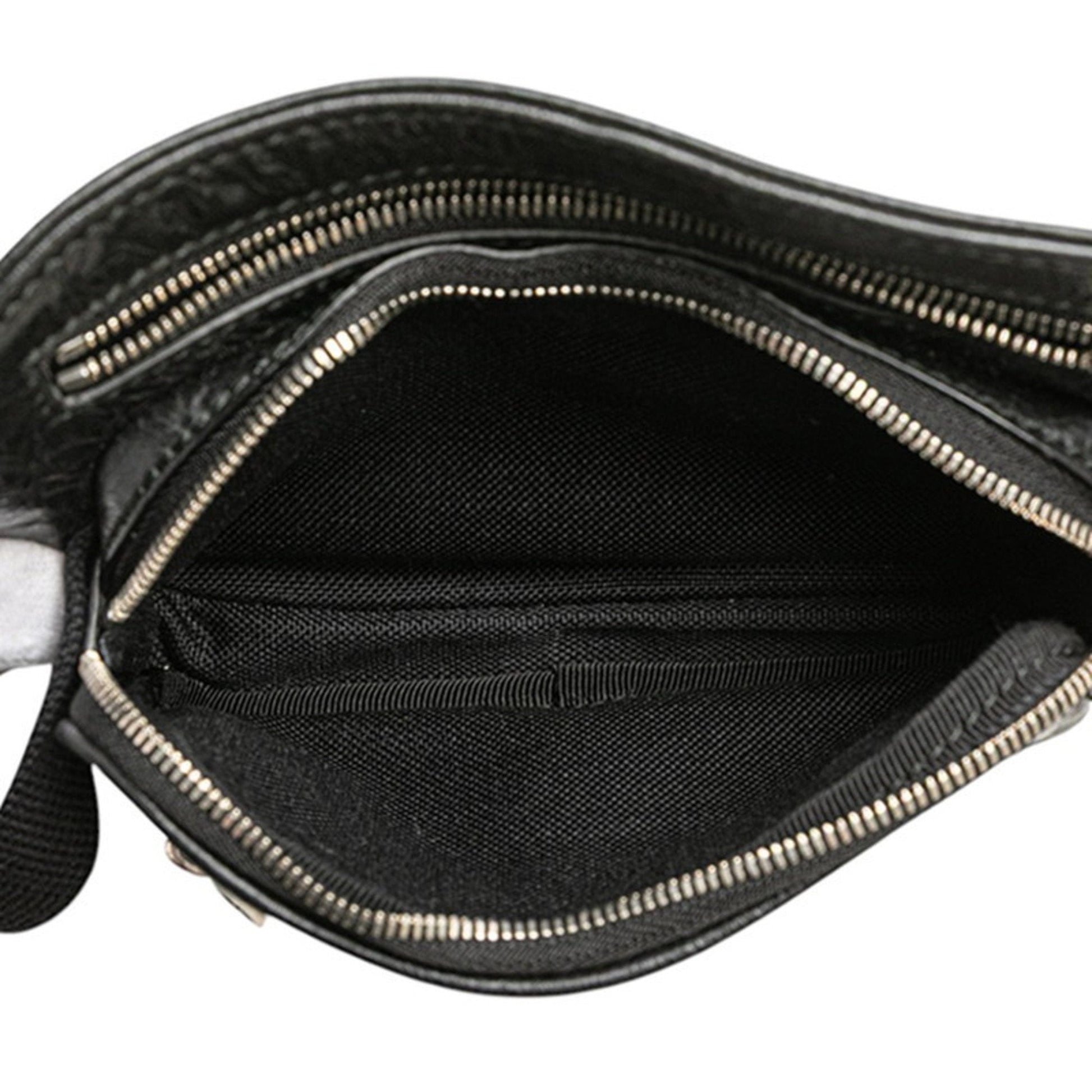 Gucci Black Leather Fanny Pack