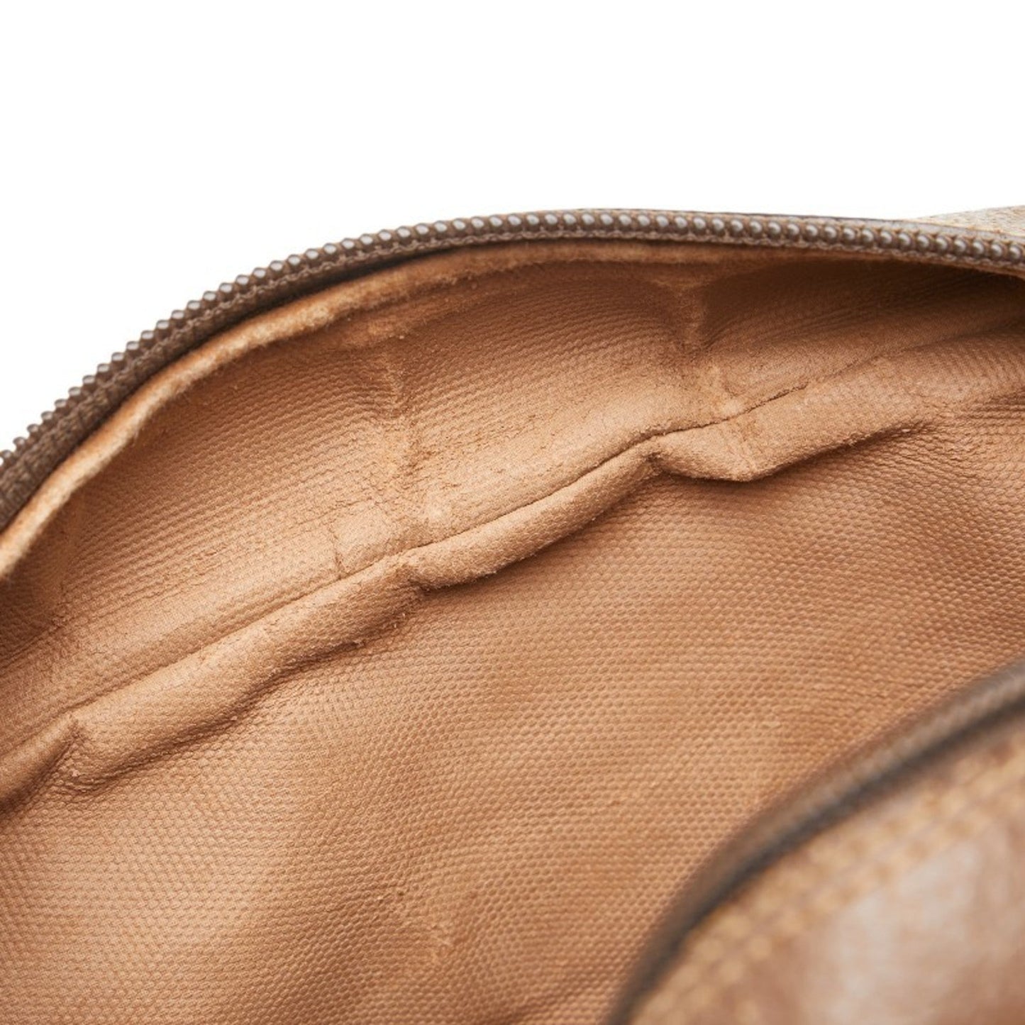 Gucci Beige Brown Pvc Leather Clutch Bag Pouch