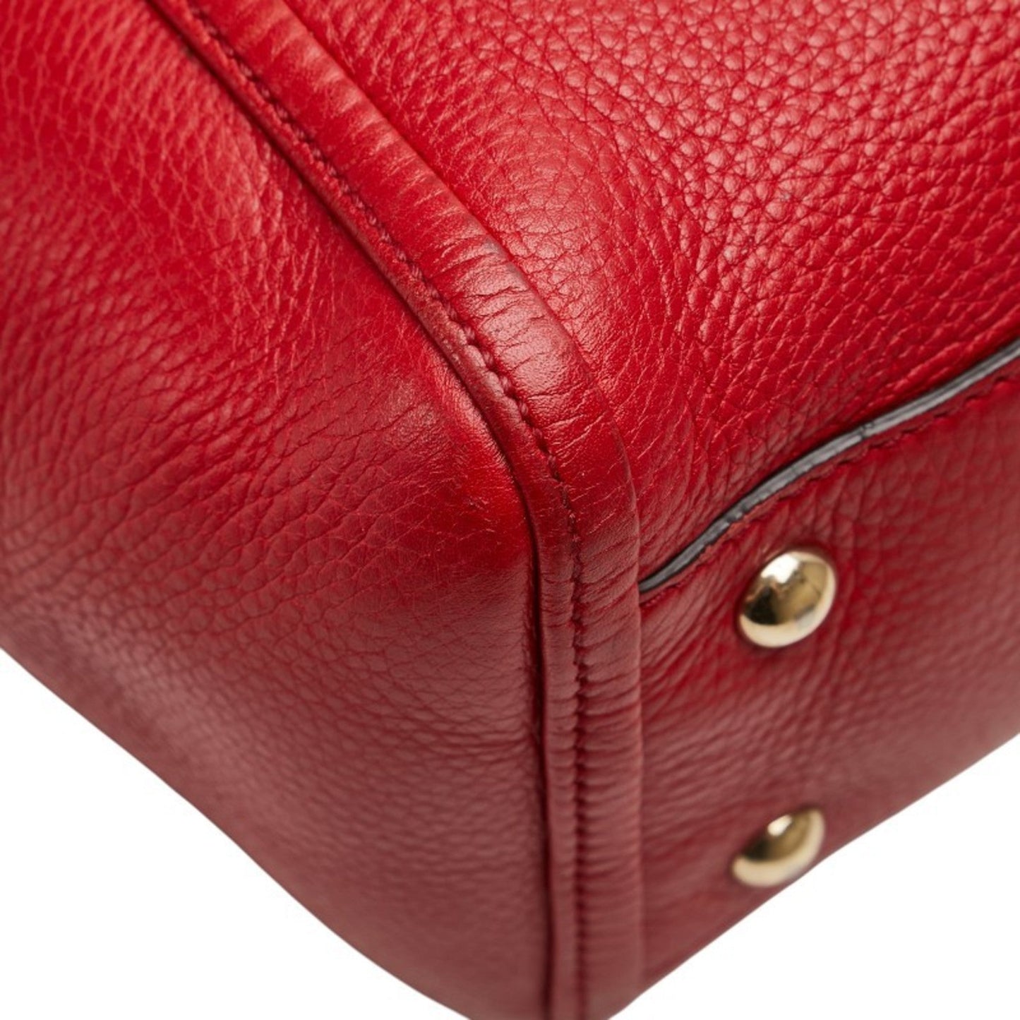 Gucci Soho Red Color Leather Handbag Shoulder Bag