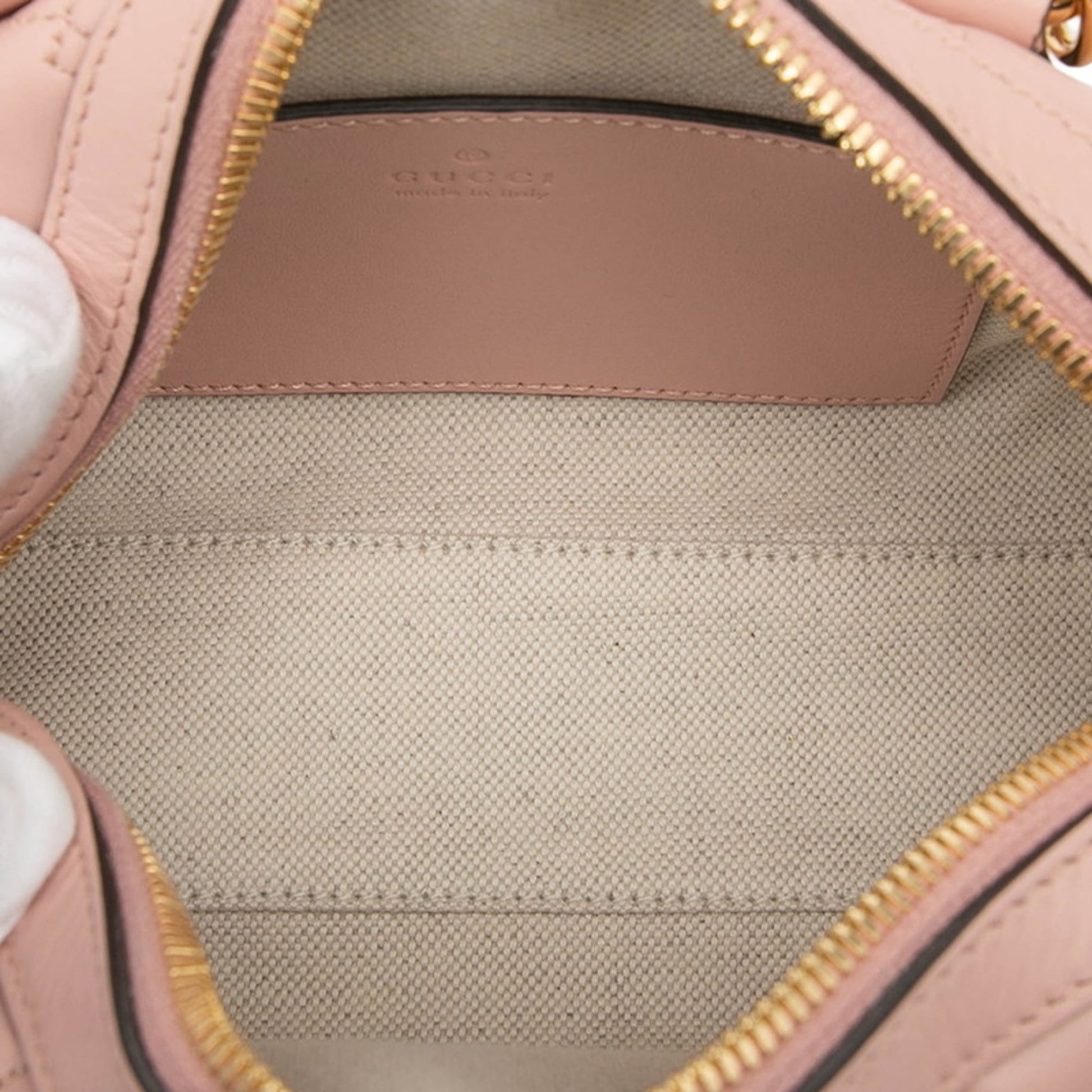 Gucci Pink Leather Handbag Shoulder Bag