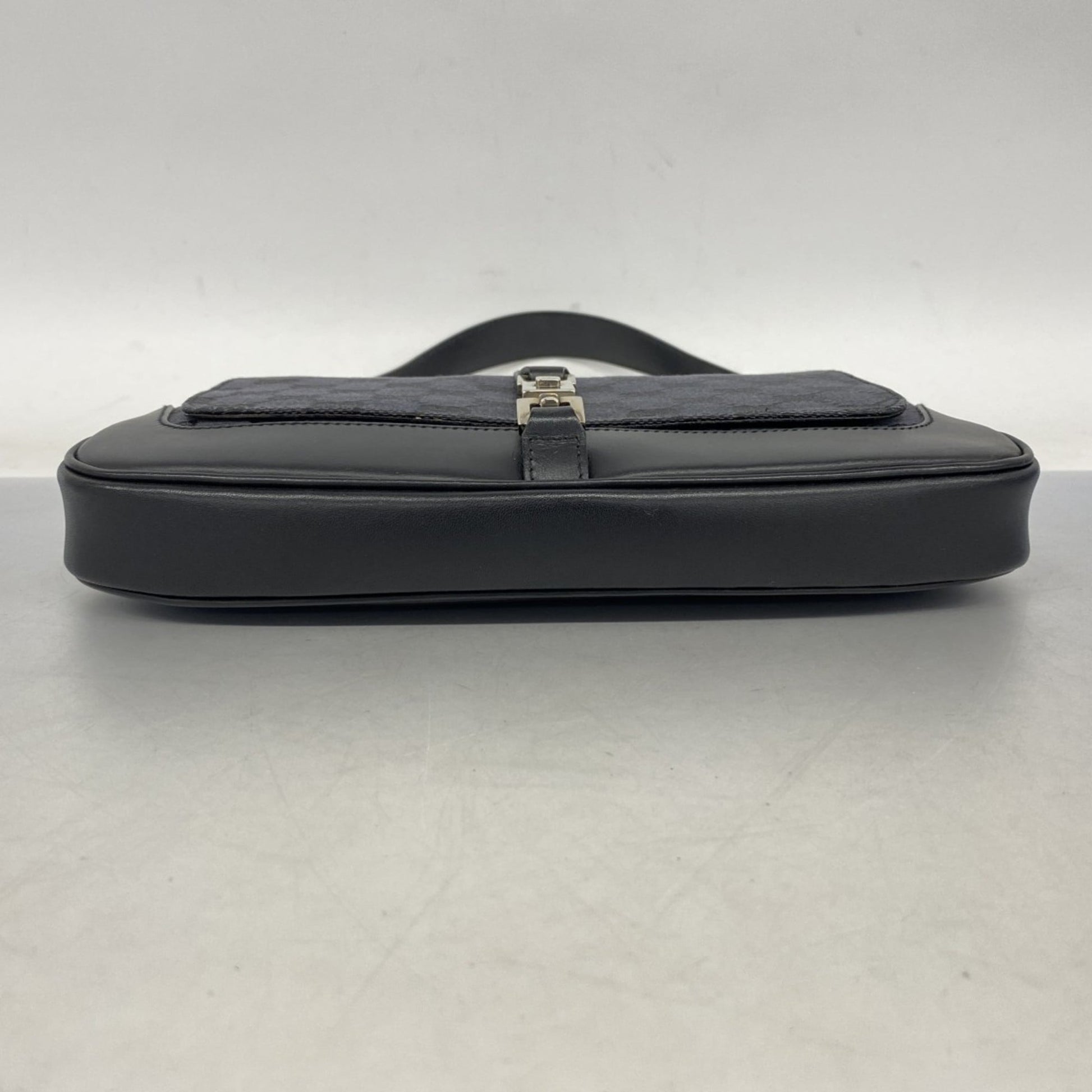 Gucci Black Canvas Shoulder Bag
