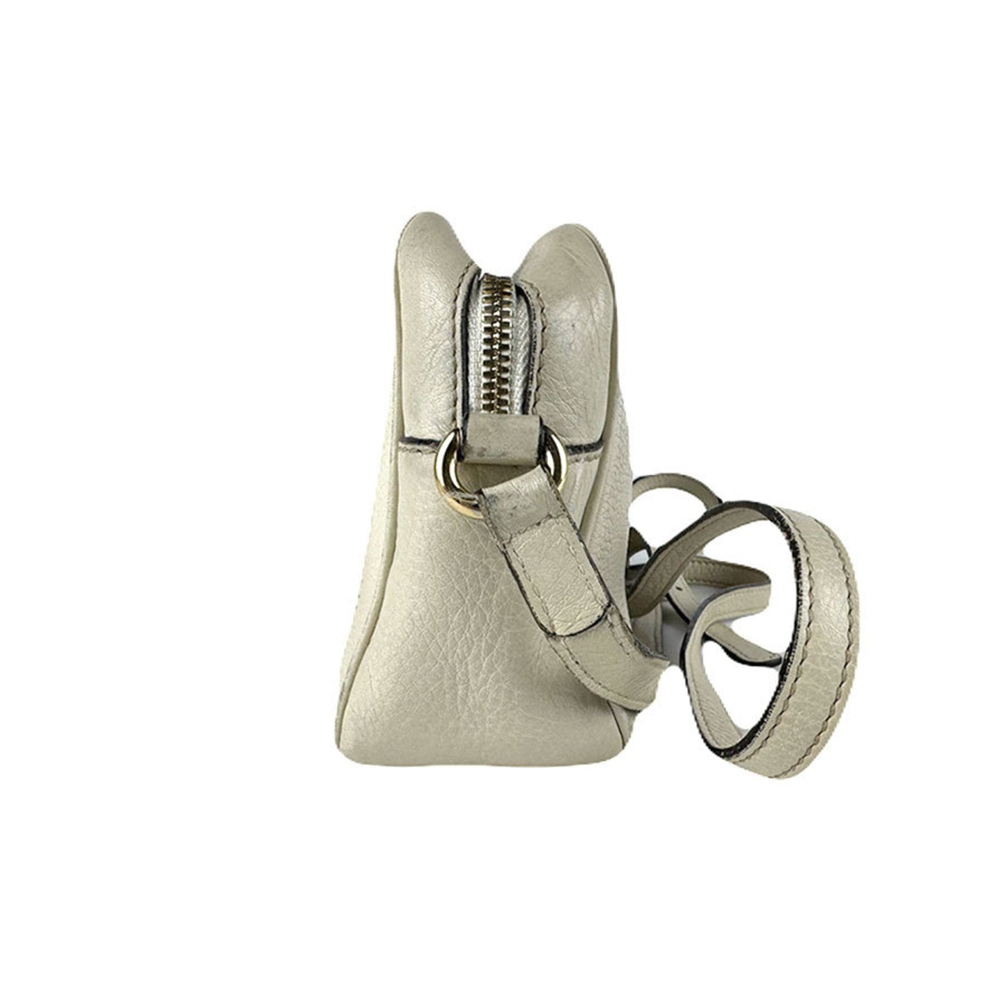 Gucci Ivory Leather Shoulder Bag