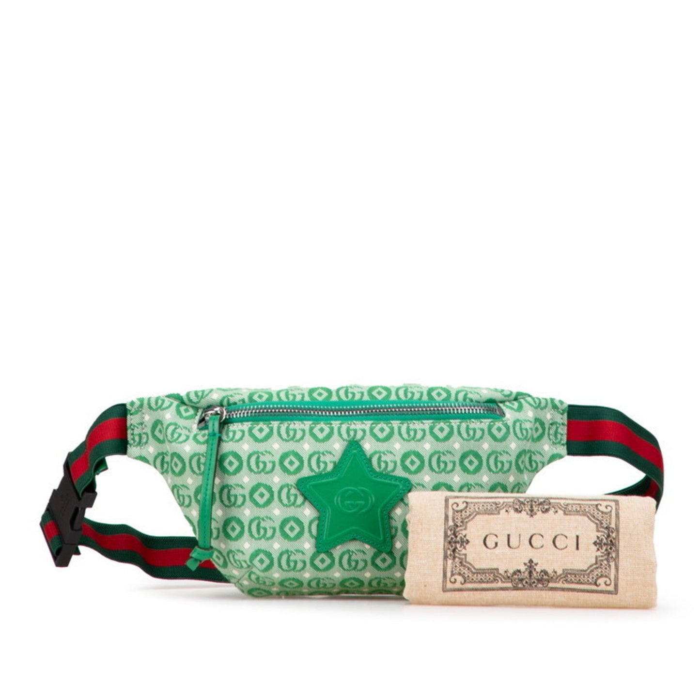 Gucci Green Canvas Fanny Pack